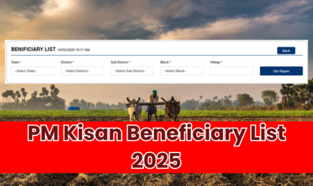 PM Kisan Beneficiary List 2025