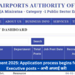 AAI Recruitment 2025: Application process begins for 83 Junior Executive posts – अभी अप्लाई करें!