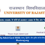 Rajasthan University Admit Card 2025: प्रथम, द्वितीय और तृतीय वर्ष के लिए जारी, अभी डाउनलोड करें @univraj.org