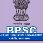 BPSC TRE 3.0 Final Result 2025 Released: कक्षा 11-12 की मार्कशीट अब उपलब्ध